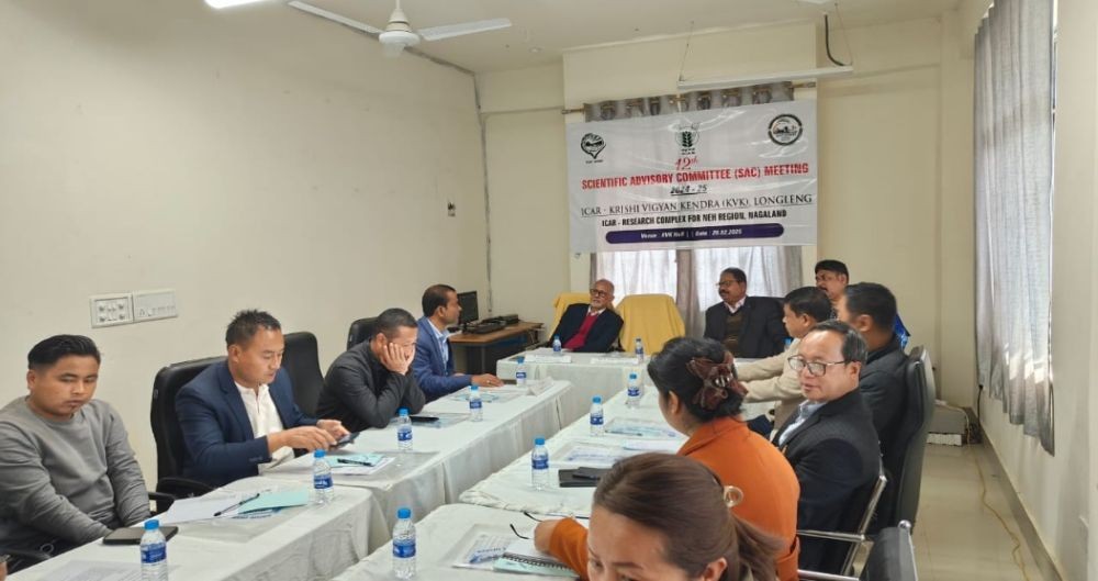 12th Scientific Advisory Committee meeting of ICAR-KVK, Longleng was convened in a hybrid mode at the training cum auditorium hall of KVK.